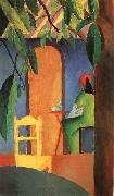 August Macke Turkish Cafe II oil painting artist